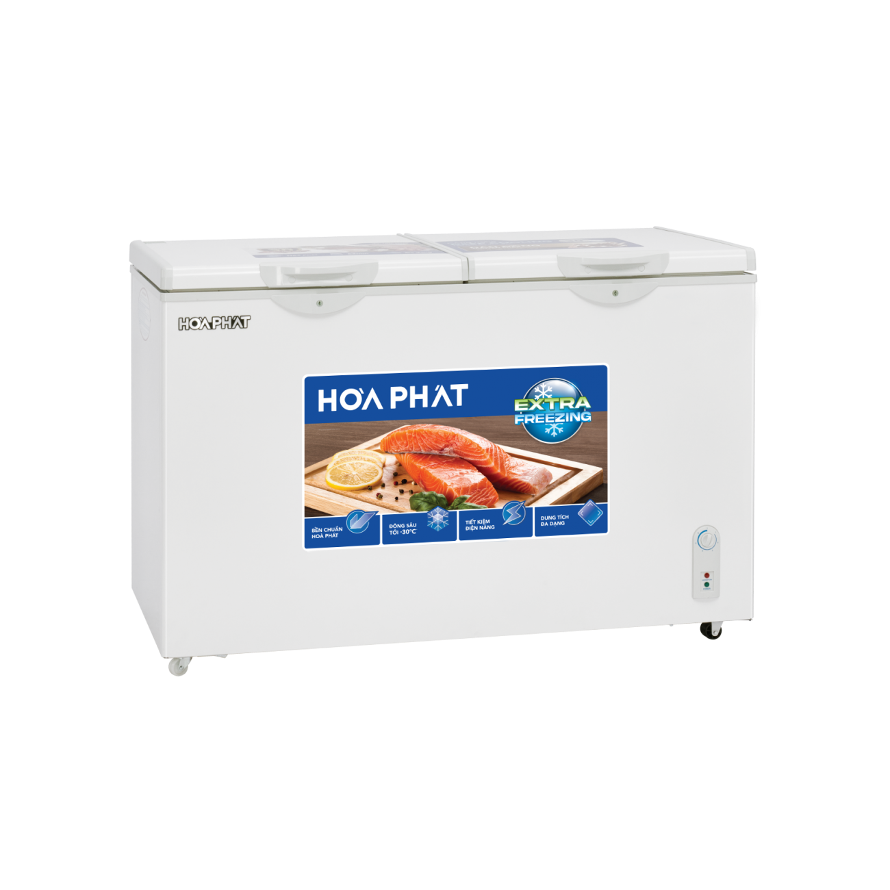 Tủ đông Hòa Phát 2 ngăn 2 cánh HPF BD6240 240L