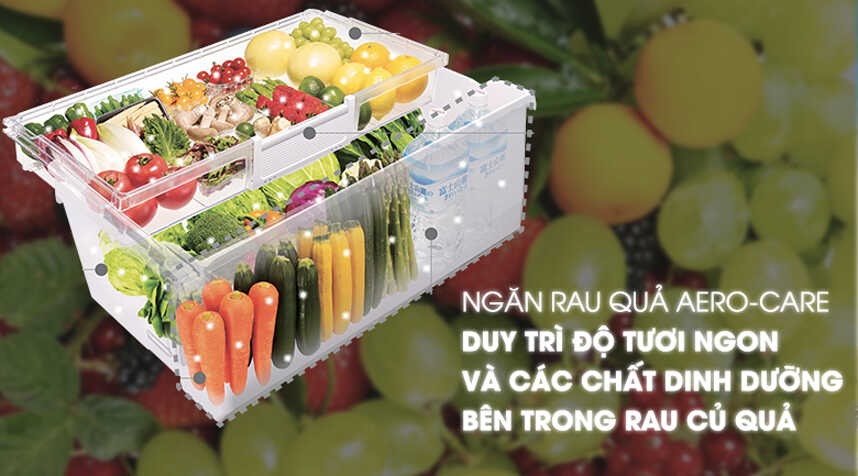 Tủ lạnh Hitachi 6 cánh Inverter 670 lít R-GW670TV(XM)