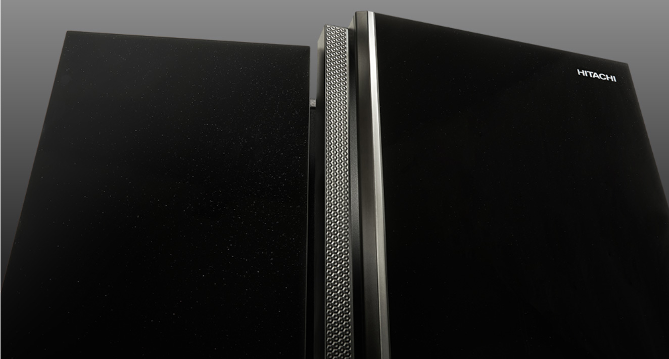 Tủ lạnh Hitachi Inverter Side by Side 656 lít HRSN9713ESGBKVN