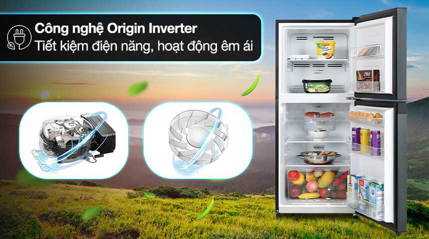 Tủ lạnh Toshiba Inverter 207 lít GR-RT268