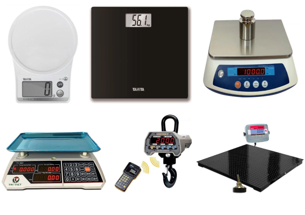 Các loại cân điện tử phổ biến nhất hiện nay