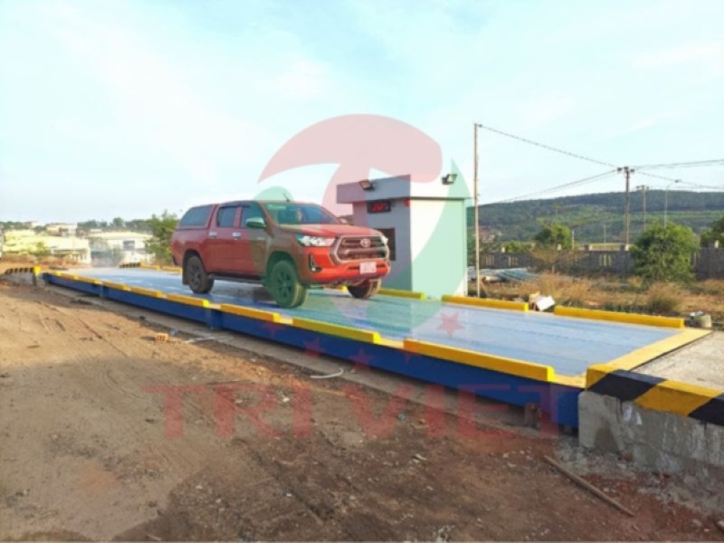 Khi bị sét đánh trúng trạm cân ô tô điện tử có thể sẽ làm cho cân bị hỏng