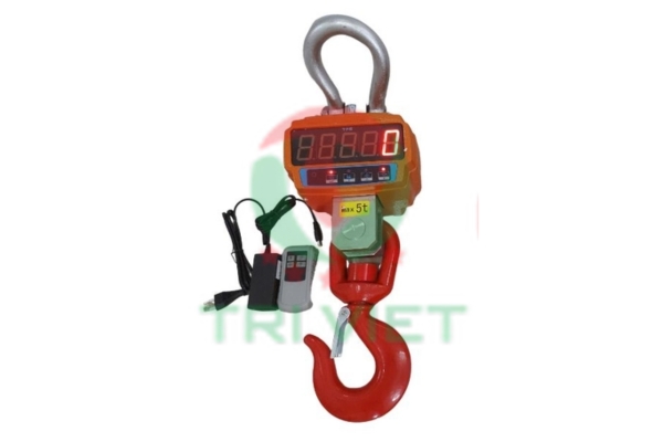 Cân treo điện tử OCS-JJE 5 tấn có nhiều tính năng có ích