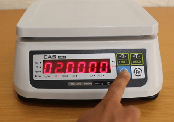 Cách reset cân điện tử đúng cách