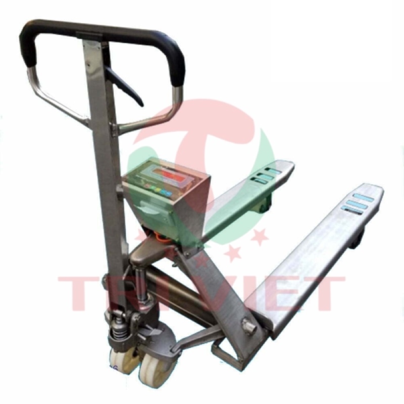 Cân xe nâng inox được trang bị cảm biến hiện đại, đảm bảo độ chính xác cao