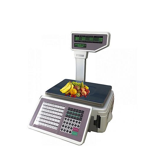 Cân tính tiền siêu thị in mã vạch