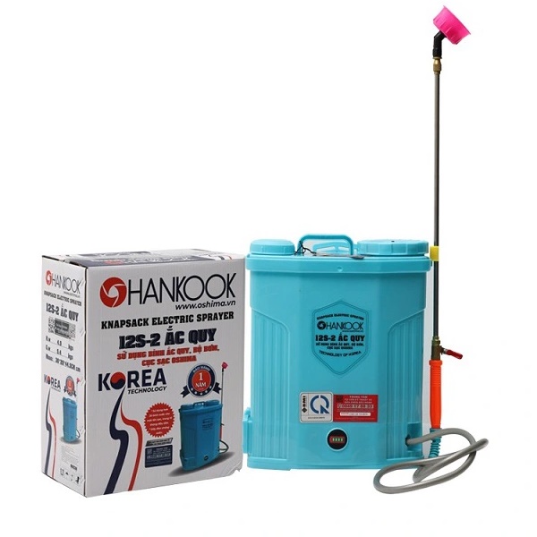 Bình Xịt Điện Ắc Quy 12L Hankook 12S