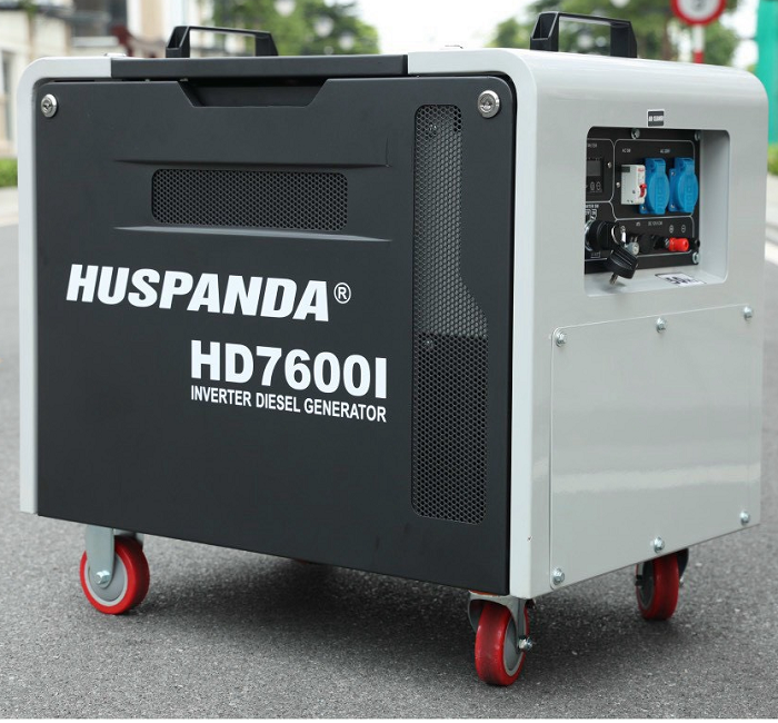 Máy Phát Điện Chạy Dầu Inverter 6Kw Huspanda HD7600I