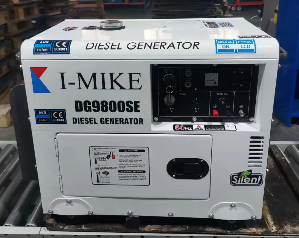 Máy Phát Điện Chạy Dầu I-Mike 6Kw DG9800SE