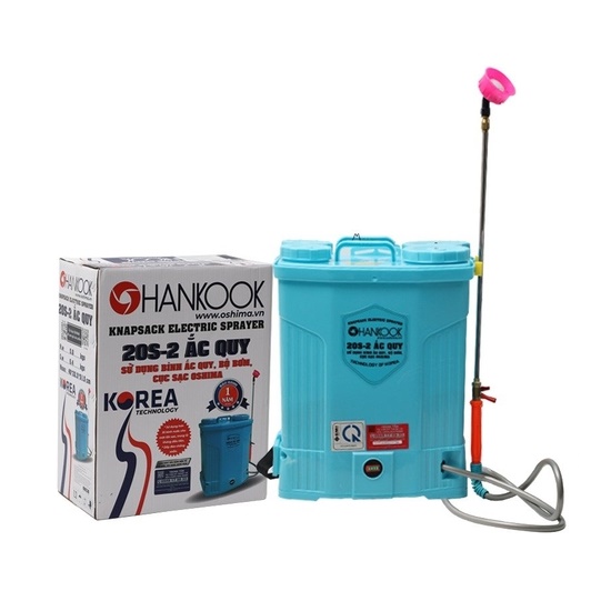 Bình Xịt Điện Ắc Quy 20L Hankook 20S