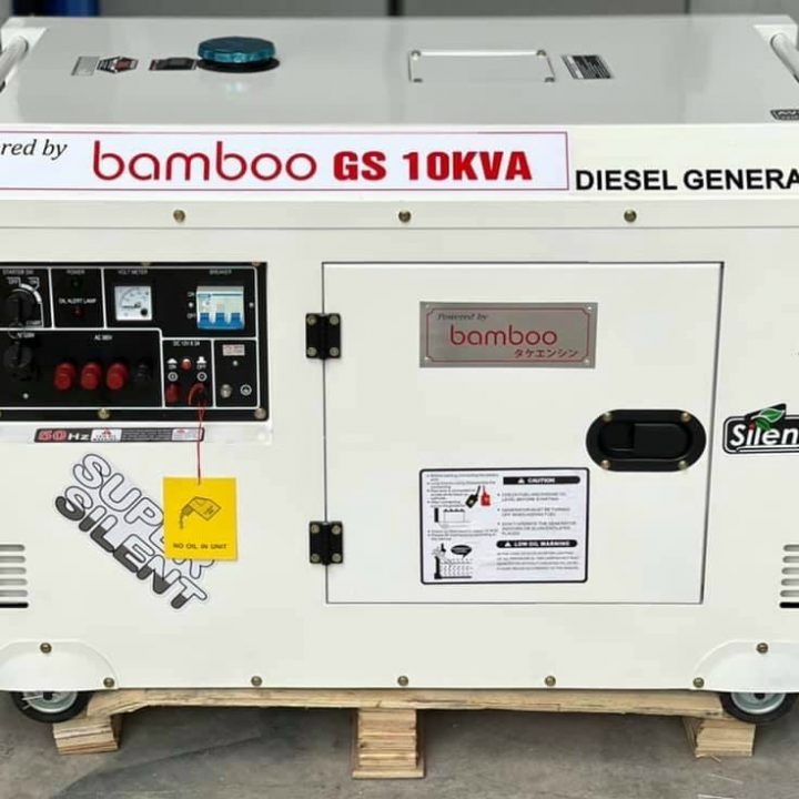 Máy Phát Điện Chạy Dầu Bamboo GS 10KVA Chống Ồn 1