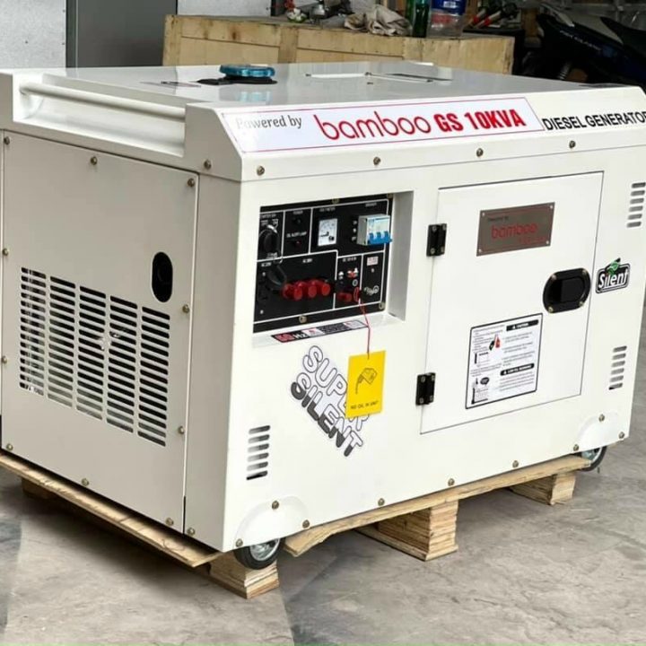 Máy Phát Điện Chạy Dầu Bamboo GS 10KVA Chống Ồn 2