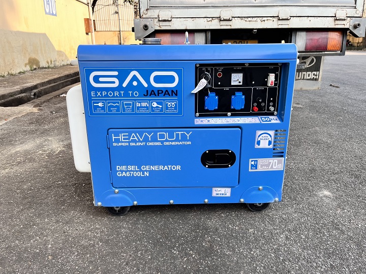 Máy Phát Điện Chạy Dầu GAO 5Kw GA-6700LN