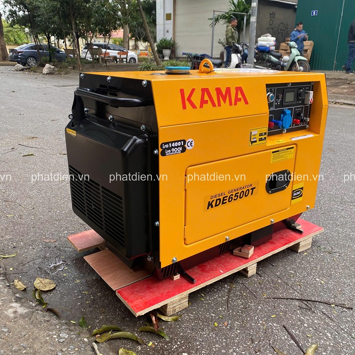 Máy Phát Điện Chạy Dầu 5Kw Kama KDE6500T