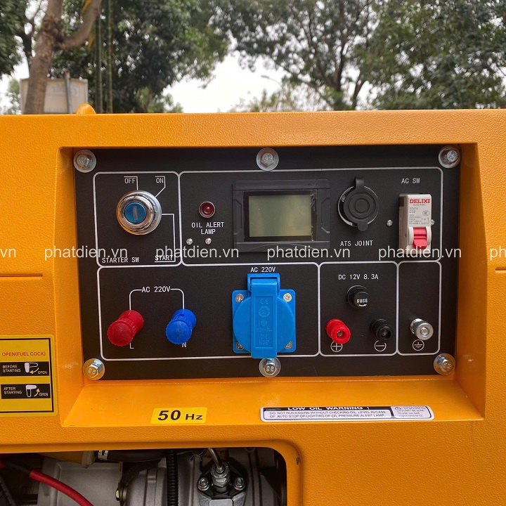 Máy Phát Điện Chạy Dầu 5Kw Kama KDE6500T