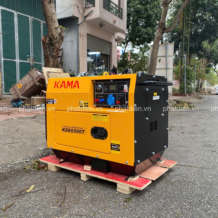 Máy Phát Điện Chạy Dầu 5Kw Kama KDE6500T