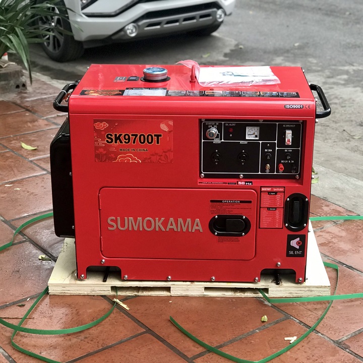 Máy phát điện chạy dầu Sumokama 6Kw SK9700T 1