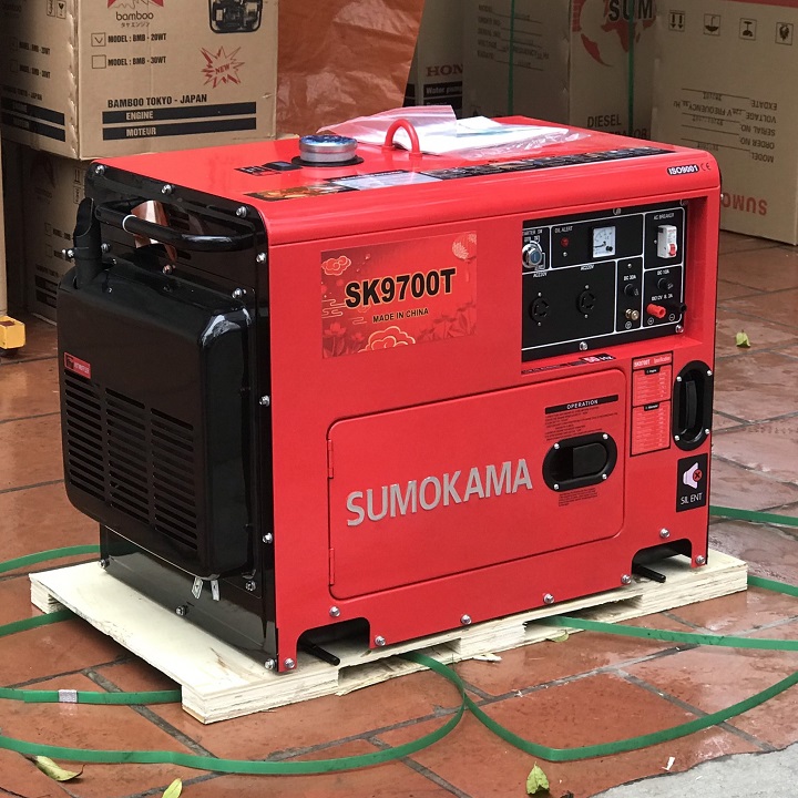 Máy phát điện chạy dầu Sumokama 6Kw SK9700T 3