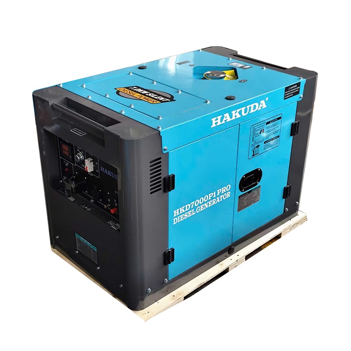 Máy Phát Điện Chạy Dầu 7KW HAKUDA HKD7000P1PRO Siêu Cách Âm