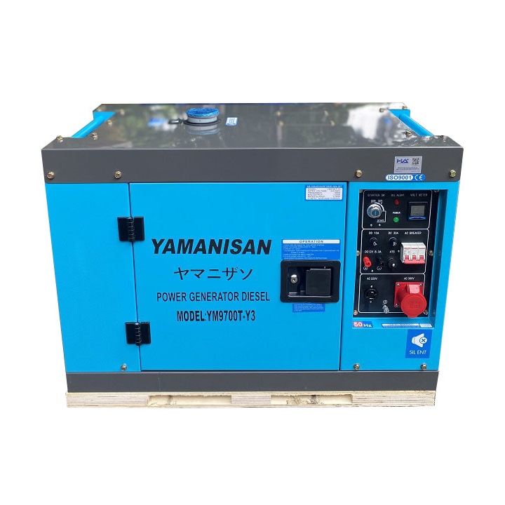 Máy Phát Điện Chạy Dầu Yamanisan 7Kw YM9700T/Y 3 Pha