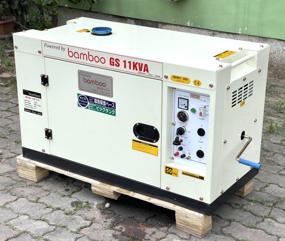 Máy Phát Điện Chạy Dầu Bamboo 11KVA BMB GS11KVA Đề Cót