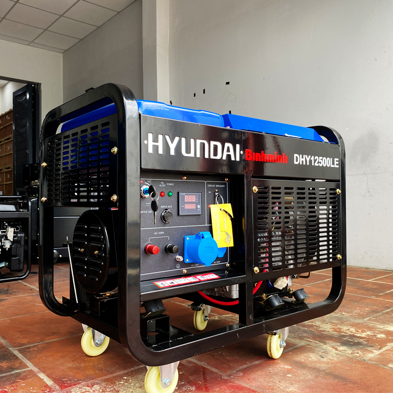 Máy Phát Điện Chạy Dầu Hyundai 11KVA DHY12500LE