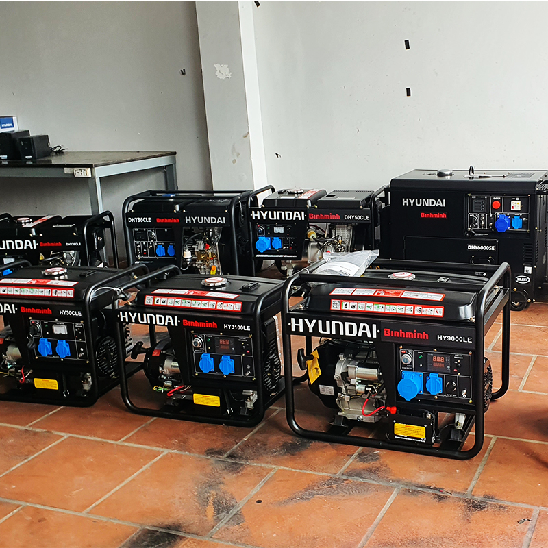 Máy Phát Điện Chạy Dầu Hyundai 5.8KVA DHY6000LE