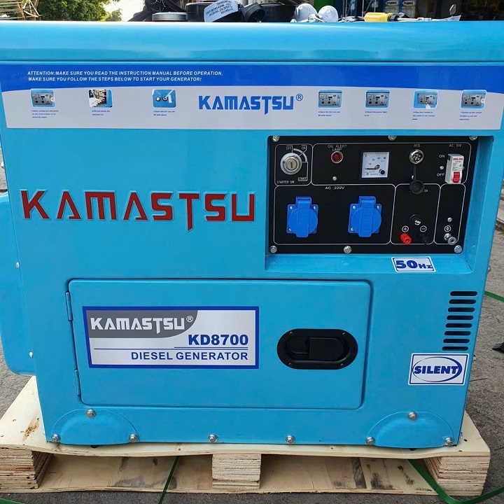 Máy Phát Điện Chạy Dầu Kamastsu 7Kw KD8700