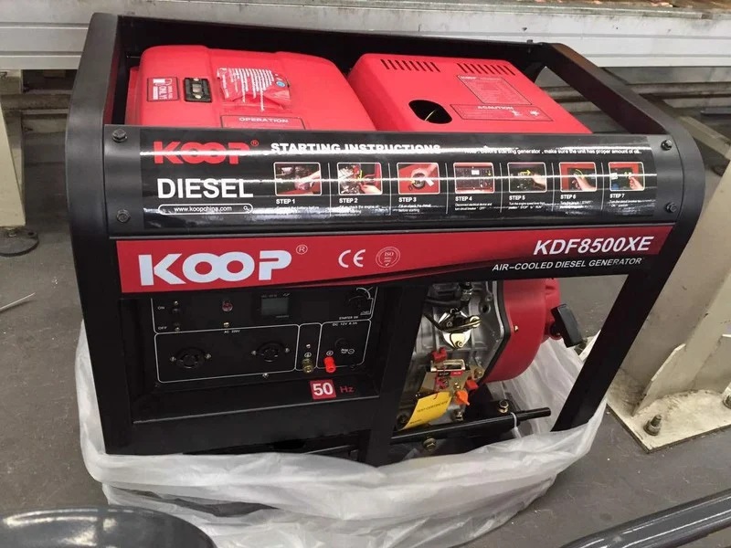 Máy Phát Điện Chạy Dầu Koop 6Kw KDF8500XE