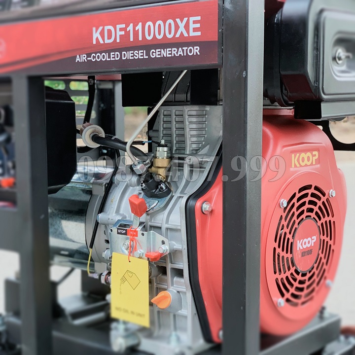 Máy Phát Điện Chạy Dầu 8KVA Koop KDF11000XE Có Đề