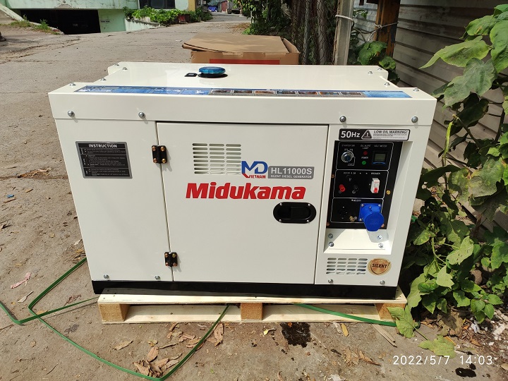 Máy Phát Điện Chạy Dầu Midukama 8Kw HL11000S 1