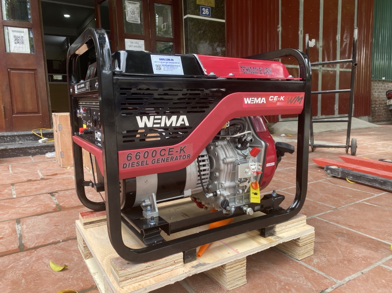 Máy Phát Điện Chạy Dầu Wema 5Kw WM6600CE-K 1