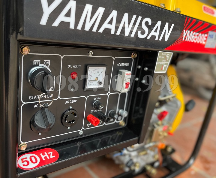 Máy Phát Điện Chạy Dầu Yamanisan 5Kw YM6500E