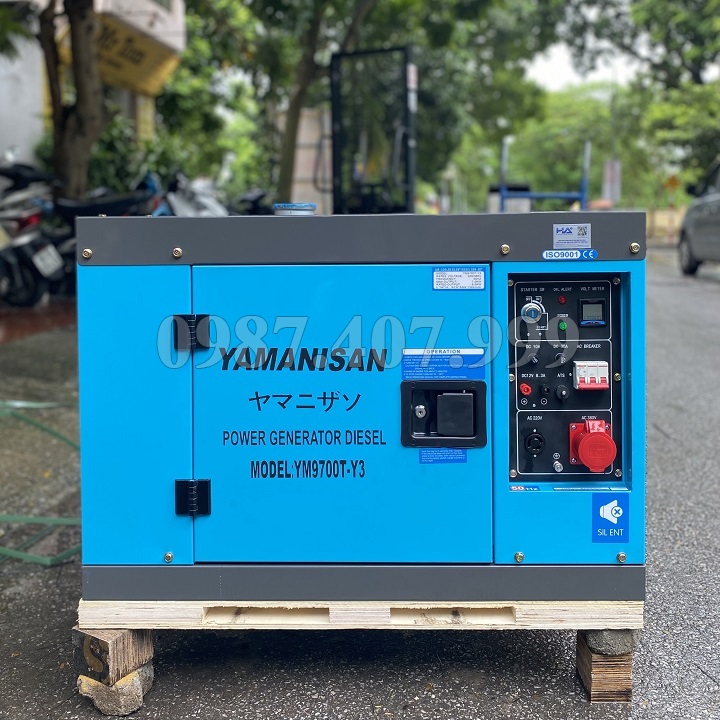 Máy Phát Điện Chạy Dầu Yamanisan 7Kw YM9700T/Y 3 Pha