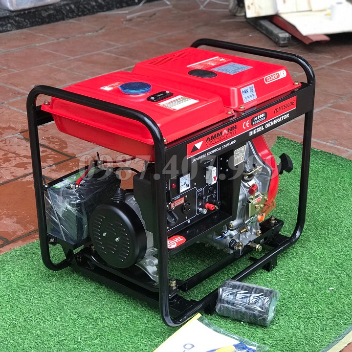 Máy Phát Điện Chạy Dầu Yanmar 5Kw YDM7500DE