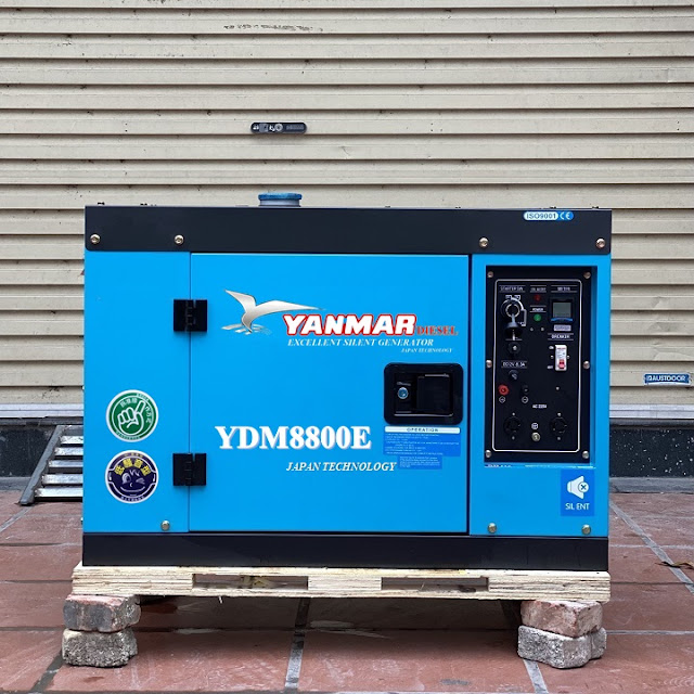 Máy Phát Điện Chạy Dầu Yanmar 6Kw YDM7800E