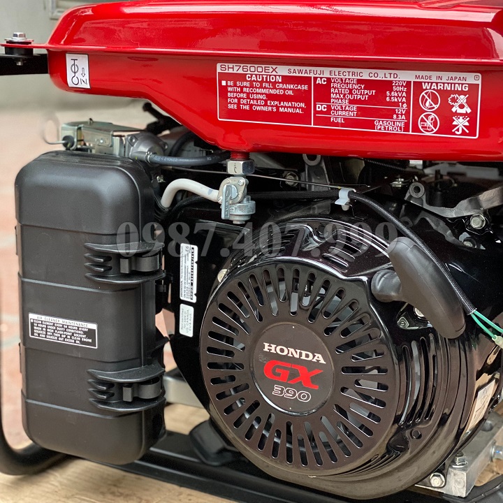 Máy Phát Điện Chạy Xăng Elemax 6.5KVA SH7600EXS