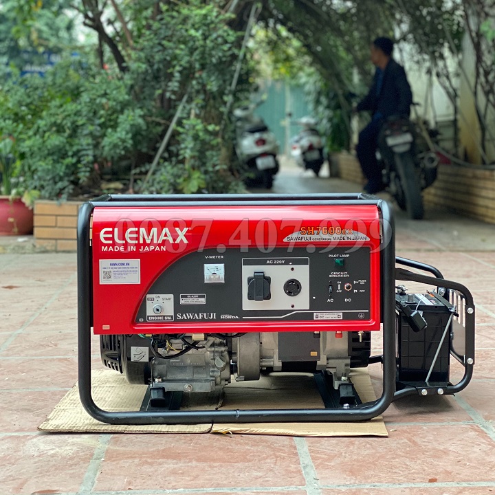 Máy Phát Điện Chạy Xăng Elemax 6.5KVA SH7600EXS