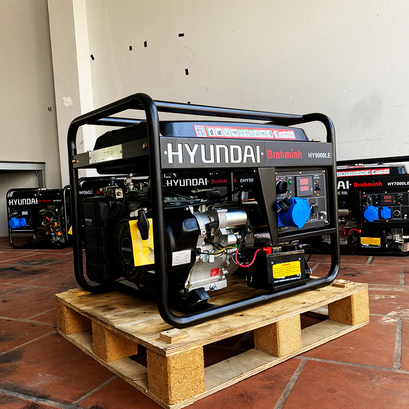 Máy Phát Điện Chạy Xăng Hyundai 6.6KVA HY9000LE