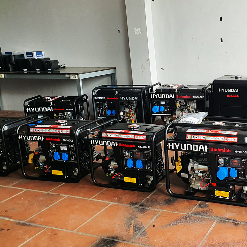 Máy Phát Điện Chạy Xăng Hyundai 7.5KVA HY10500LE