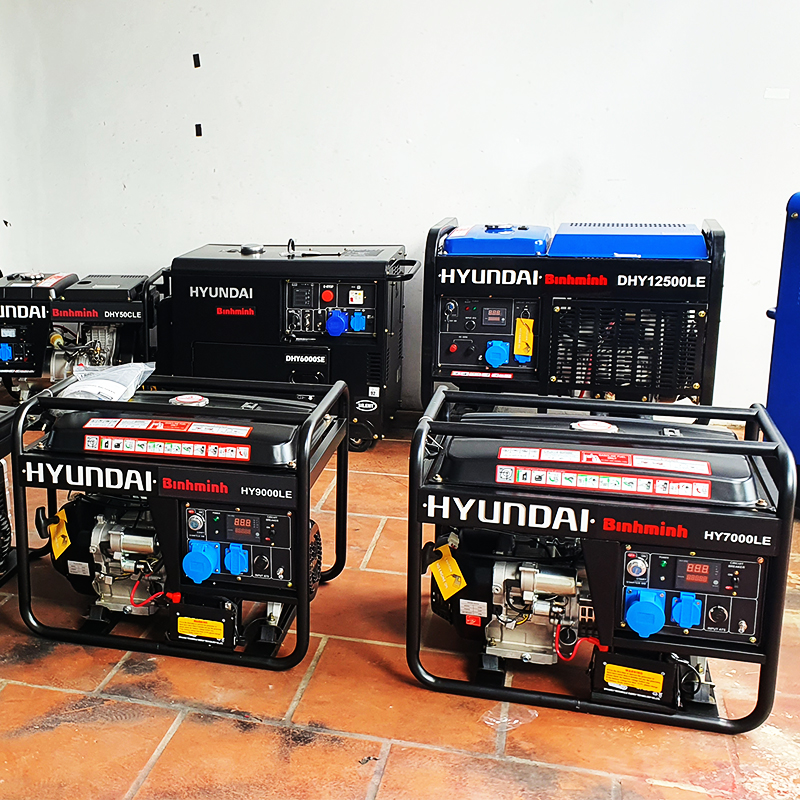 Máy Phát Điện Chạy Xăng Hyundai 9.5KVA HY11500LE