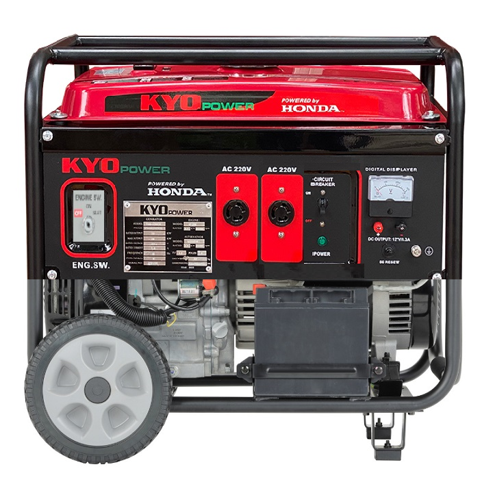 Máy Phát Điện Chạy Xăng Kyo Power 6KVA THG7600EXS Có Đề