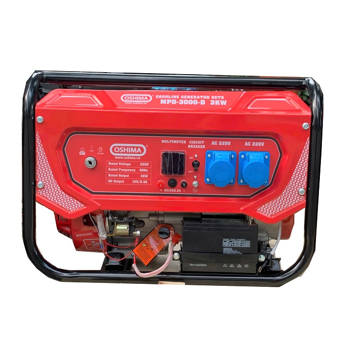 Máy Phát Điện Chạy Xăng Oshima 3KW MPD-3000-D Đề