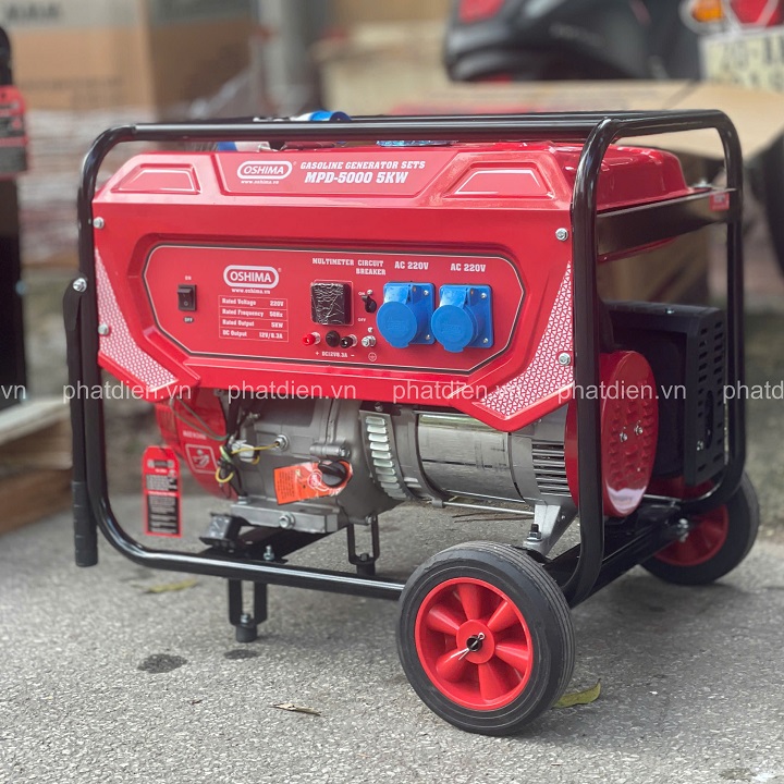 Máy Phát Điện Chạy Xăng Oshima 5KW MPD-5000