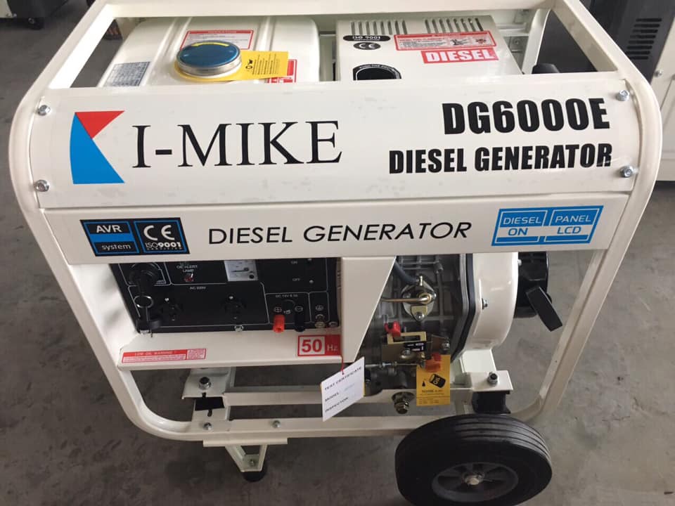 Máy Phát Điện Chạy Dầu I-MIKE 5Kw DG6000E 2