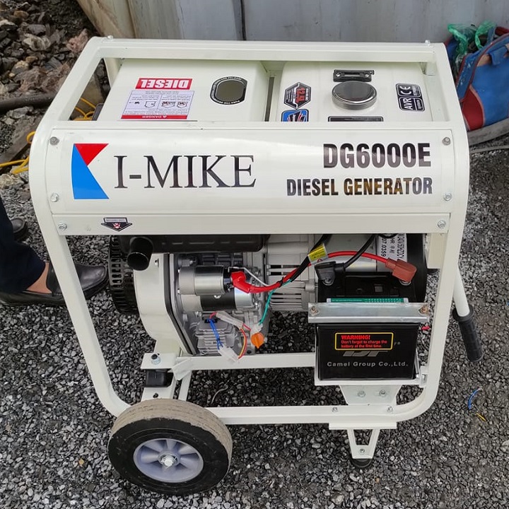 Máy Phát Điện Chạy Dầu I-MIKE 5Kw DG6000E 3