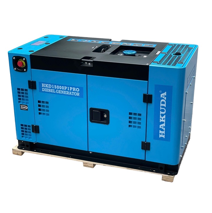 Máy Phát Điện Chạy Dầu HAKUDA 15KW HKD15000P1PRO Siêu Cách Âm