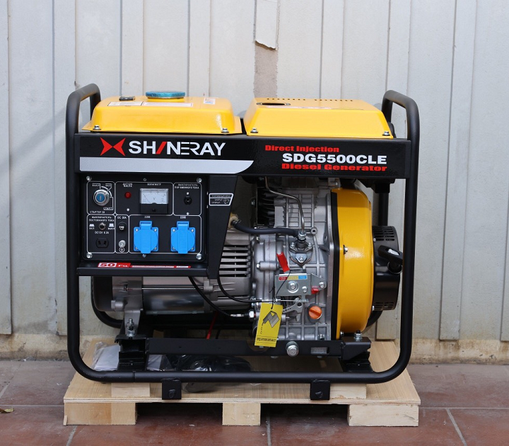 Máy Phát Điện Chạy Dầu 5Kw Shineray SDG5500CLE