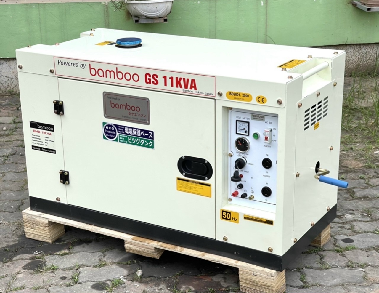 Máy Phát Điện Chạy Dầu Bamboo 11KVA BMB GS11KVA Đề Cót