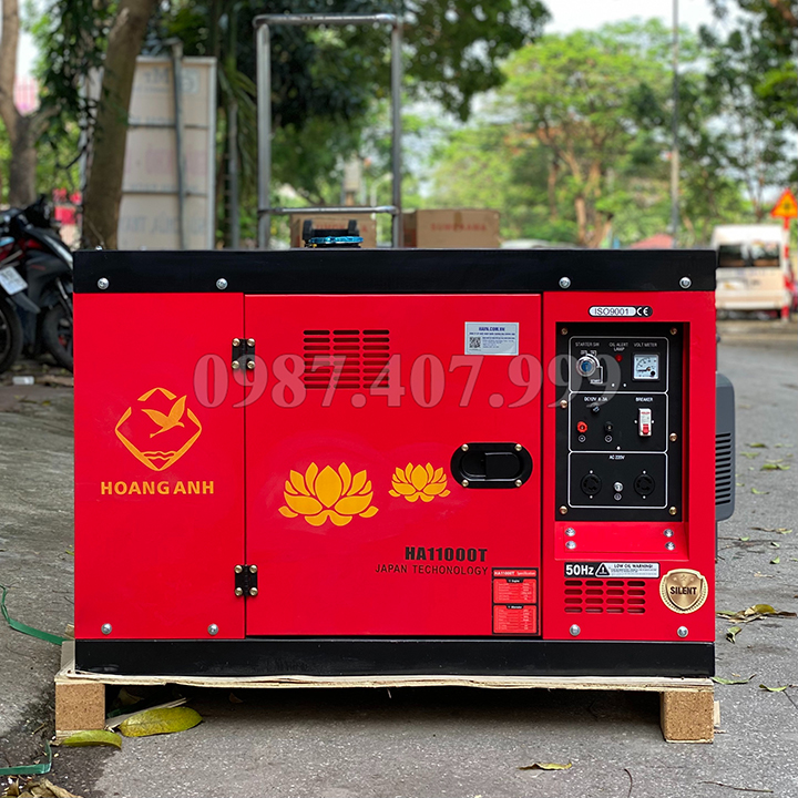 Máy Phát Điện Chạy Dầu Hoàng Anh 9Kw HA11000T